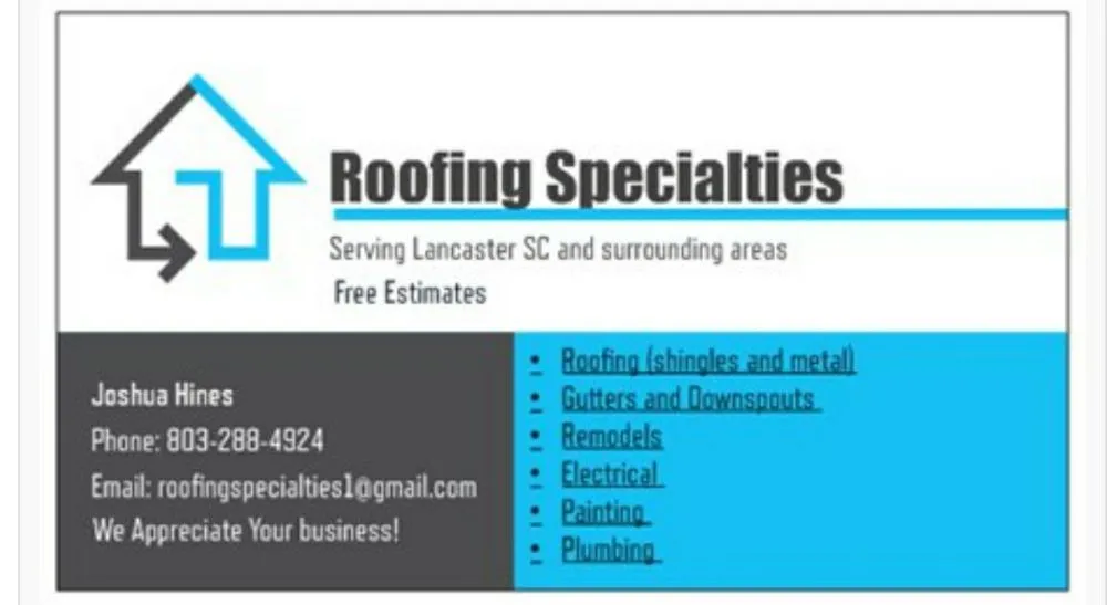 Slide of Roofing Specialist