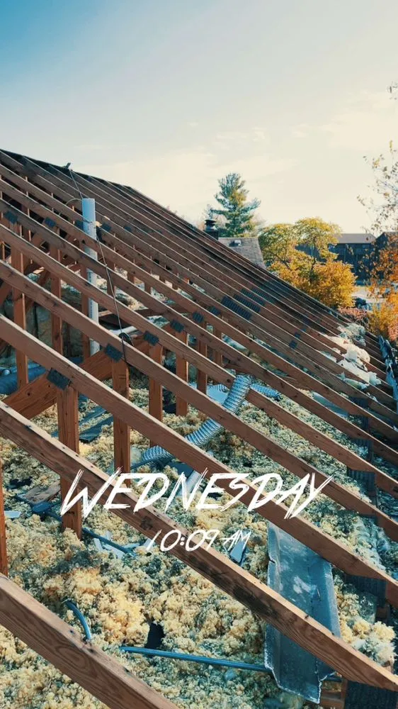 Slide of Roofing Technicians