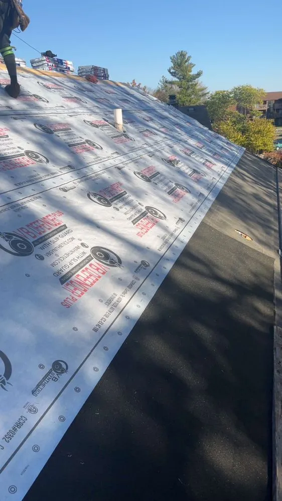 Slide of Roofing Technicians