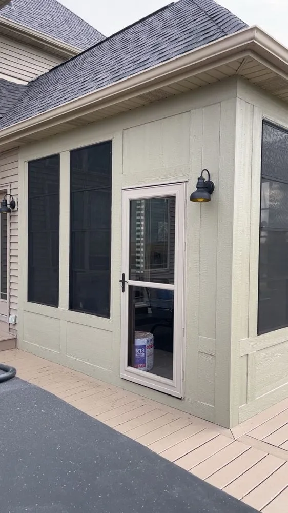 Slide of Roofing Technicians