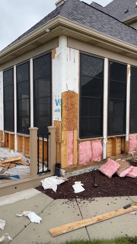 Slide of Roofing Technicians