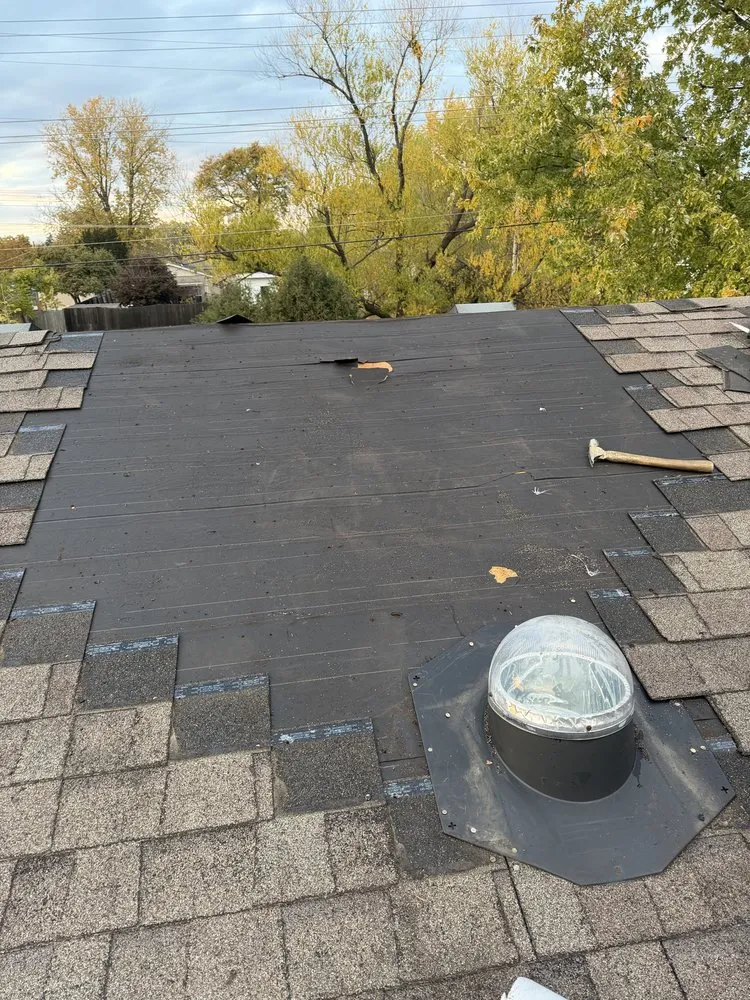 Slide of Roofing Technicians