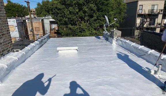 Slide of Roofing Techs
