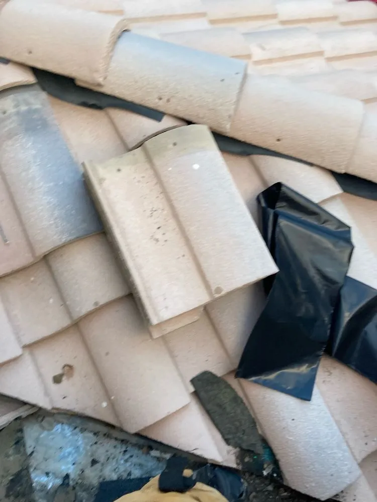 Slide of Roofing Troops