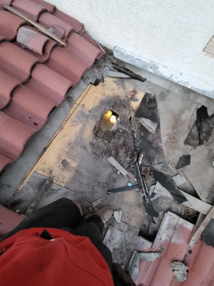 Slide of Roofing Troops