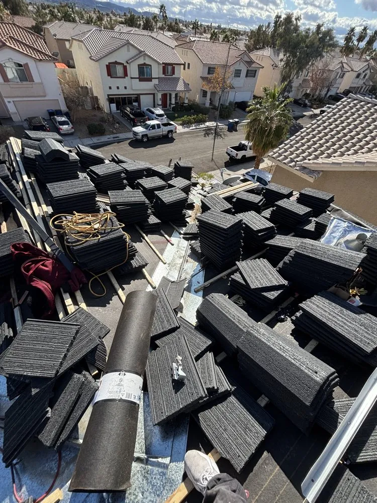 Slide of Roofing Troops