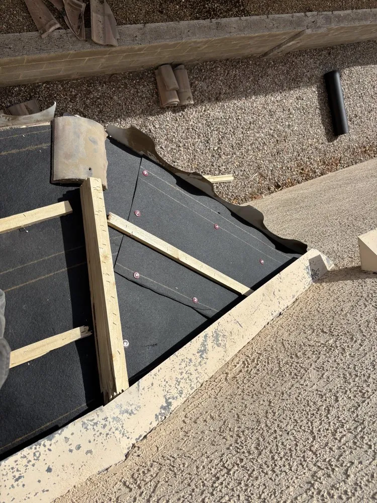 Slide of Roofing Troops