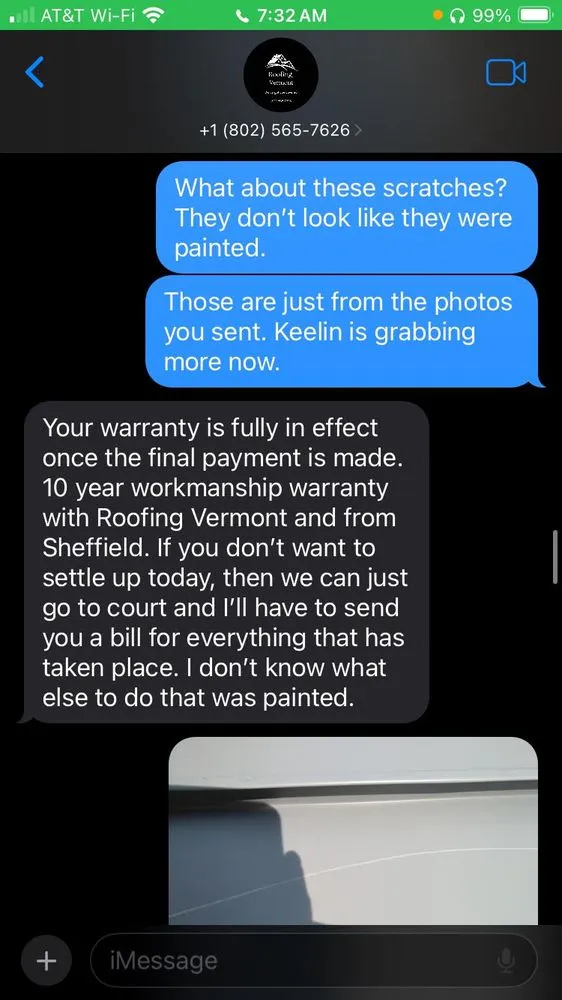 Slide of Roofing Vermont