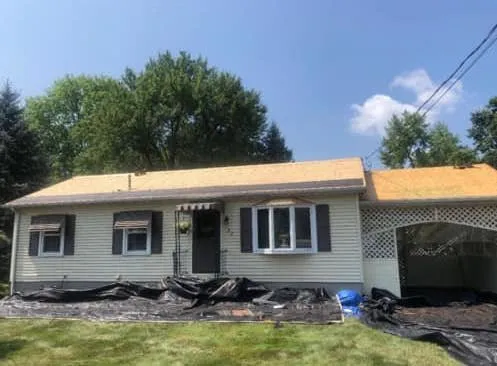 Slide of Roofing with Maize