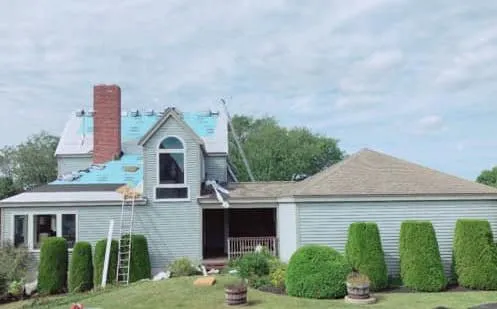 Slide of Roofing with Maize