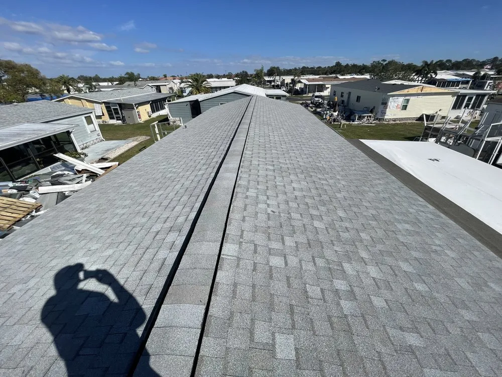 Top-rated storm damage roof repair after storm damage in St Petersburg, FL by Roofing.Co & Air