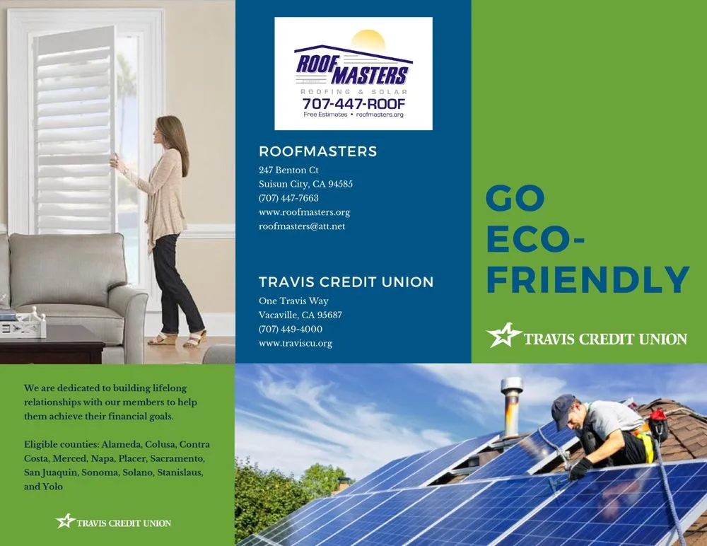 Local roof repair in Suisun, CA - Roofmasters