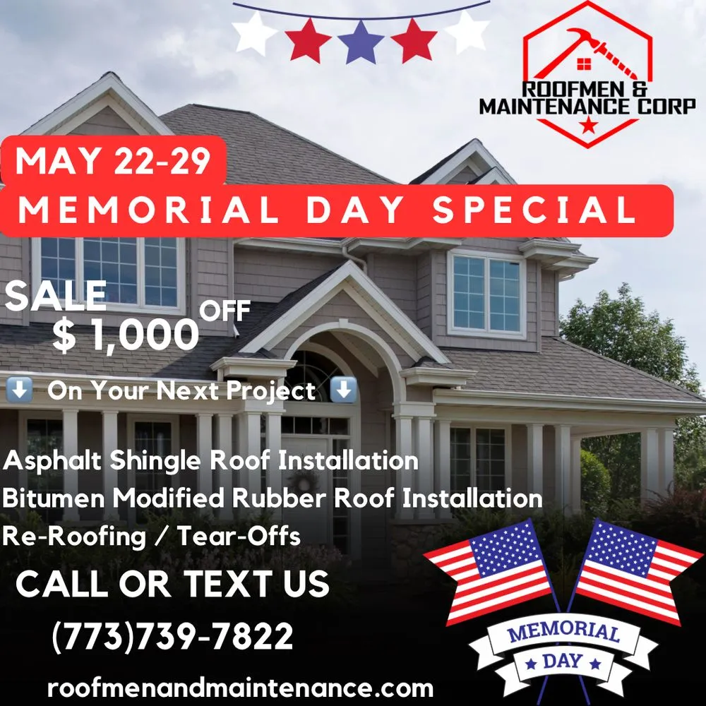 Slide of Roofmen & Maintenance