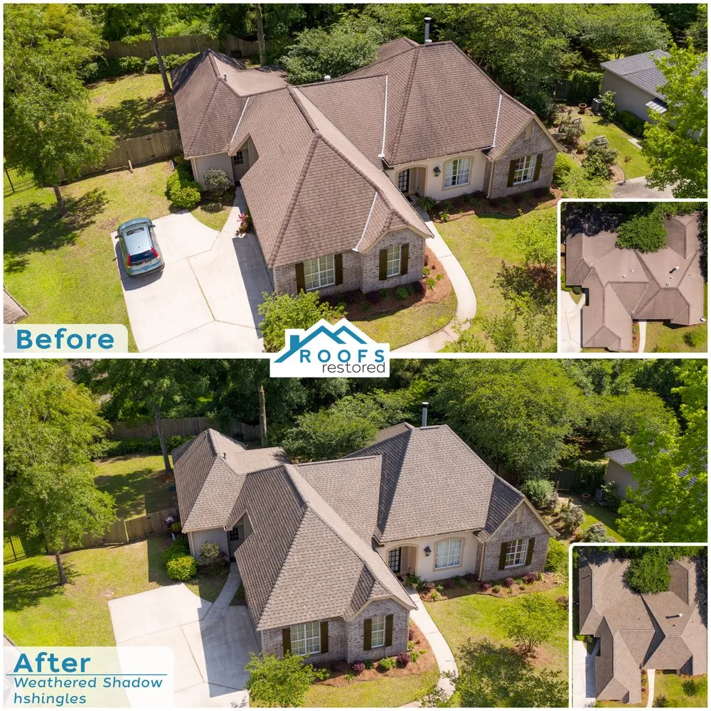 Slide of Roofs Restored