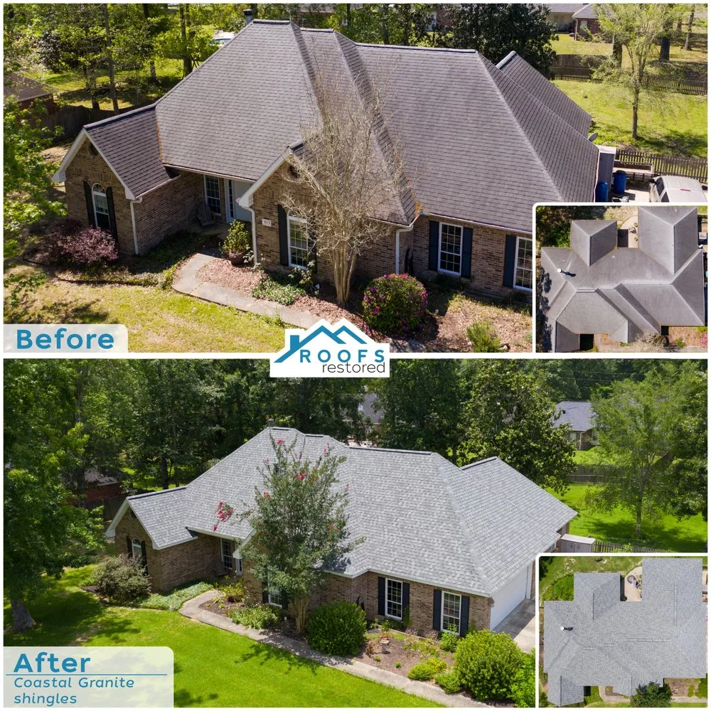 Slide of Roofs Restored