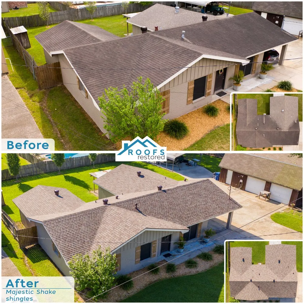 Slide of Roofs Restored