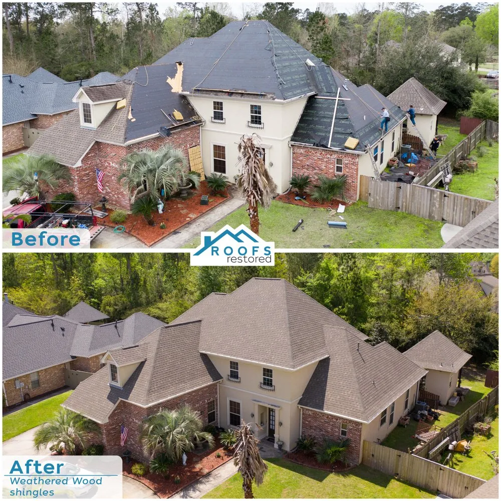 Slide of Roofs Restored