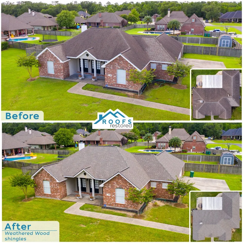 Slide of Roofs Restored