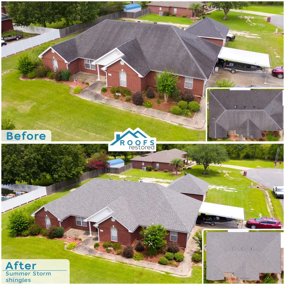 Slide of Roofs Restored