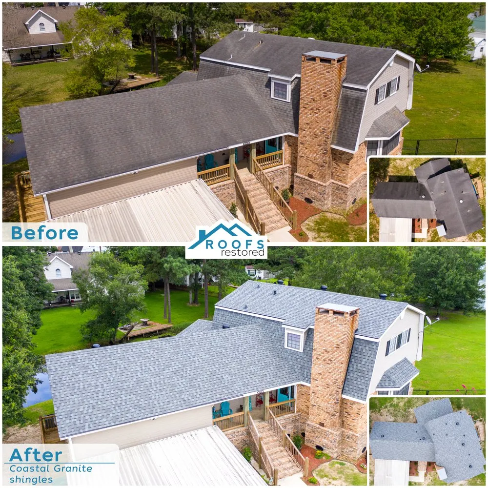 Slide of Roofs Restored