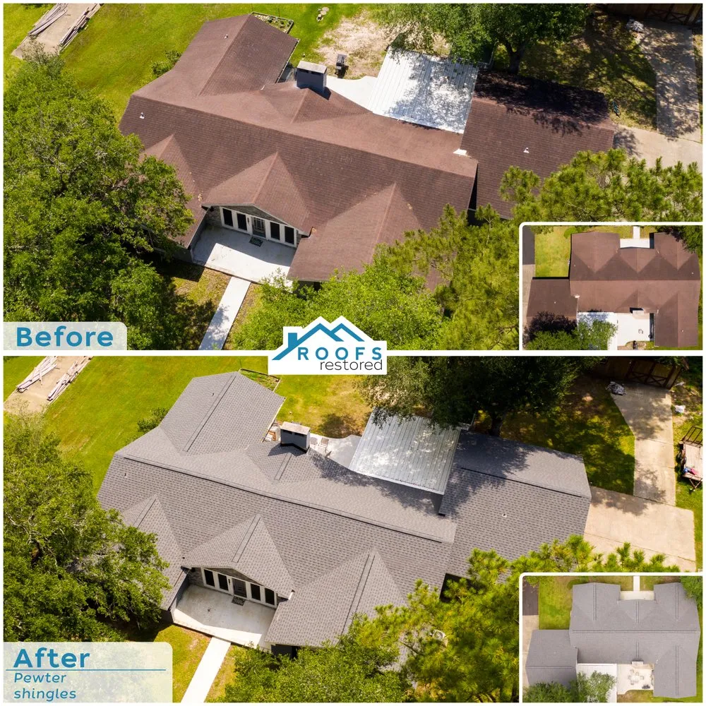 Slide of Roofs Restored