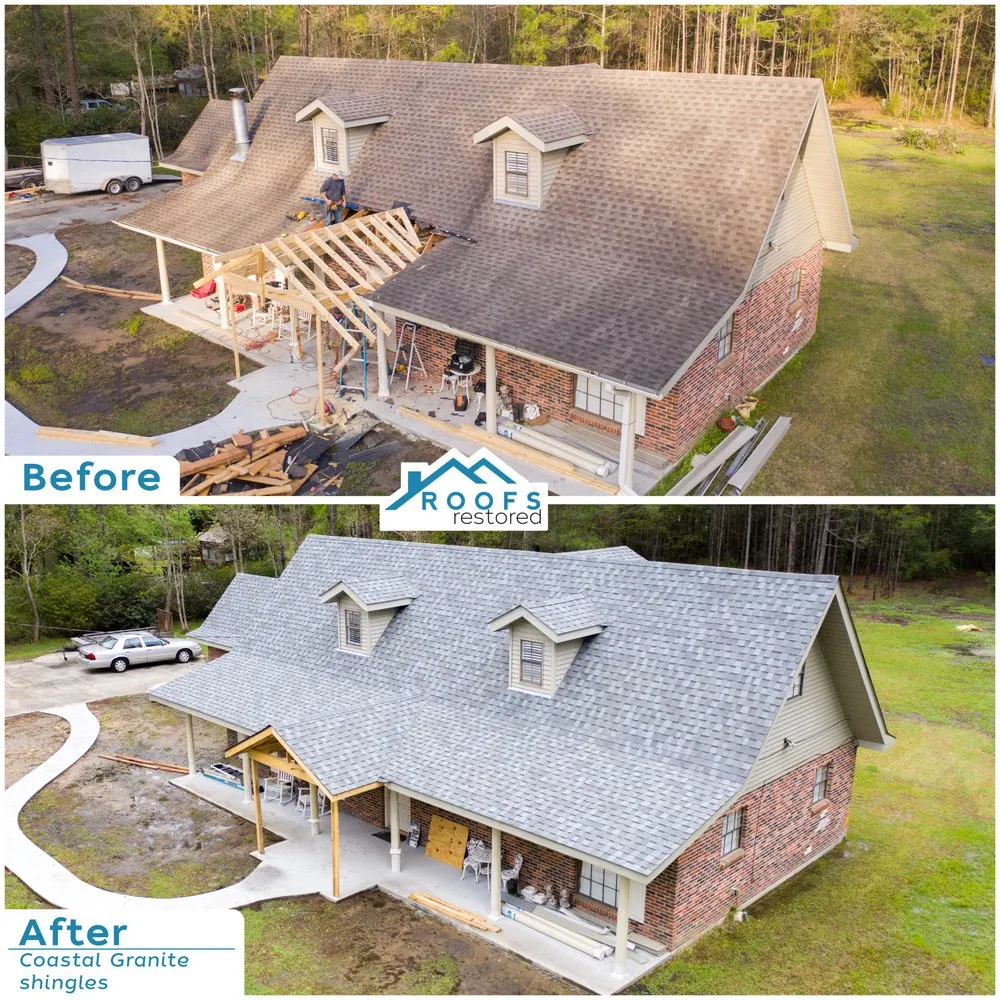 Slide of Roofs Restored