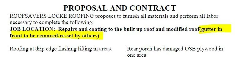 Slide of Roofsavers Locke Roofing