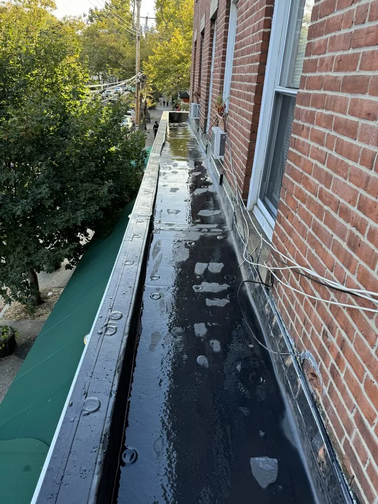 Slide of Rooftop Construction