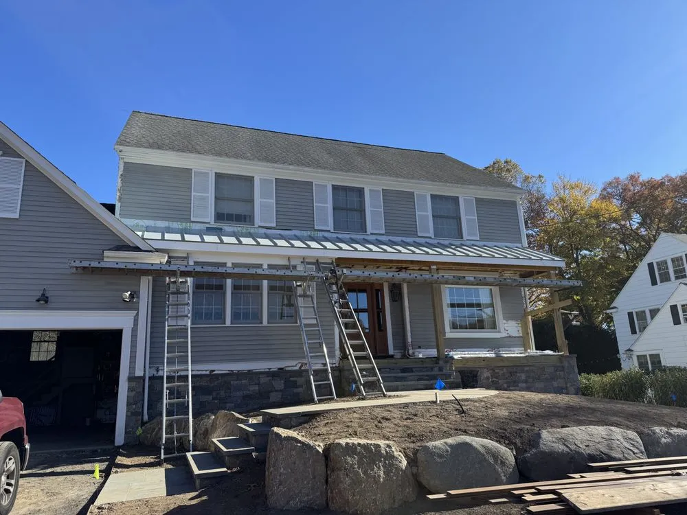 Slide of Rooftop Construction