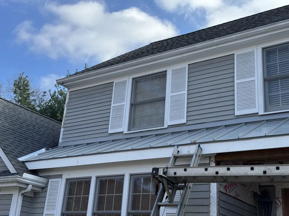 Slide of Rooftop Construction
