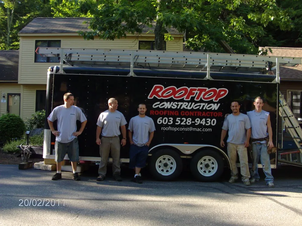 Slide of Rooftop Construction