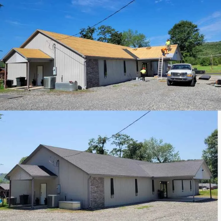 Slide of Rooftop Renovations