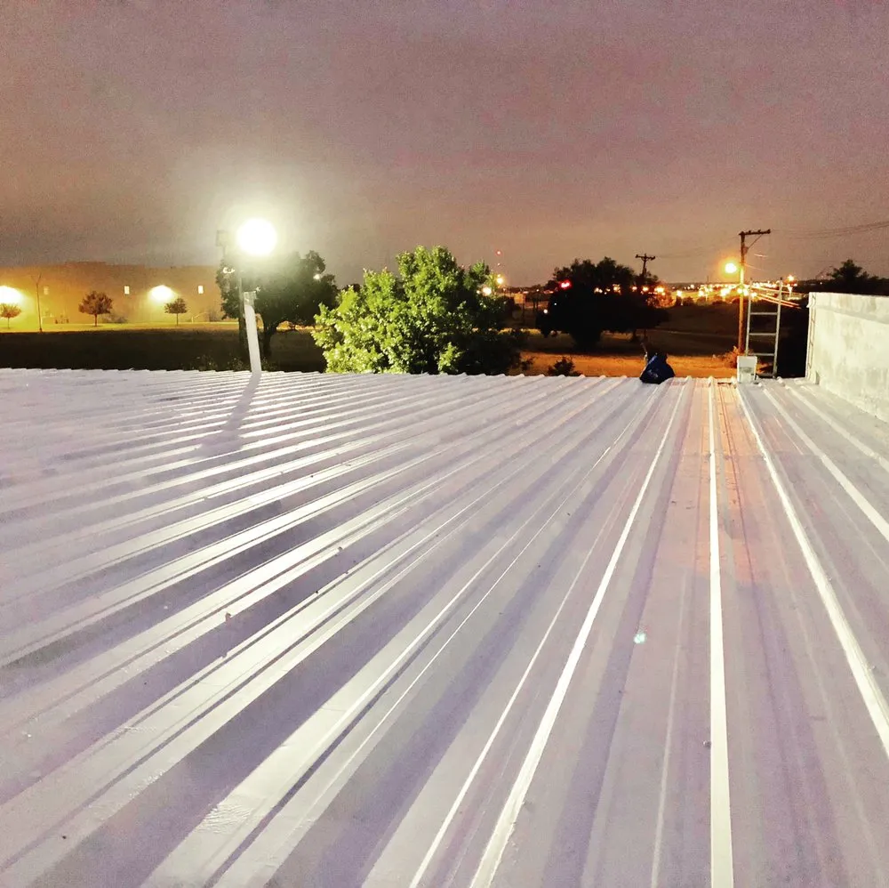 Slide of Rooftop Restoration