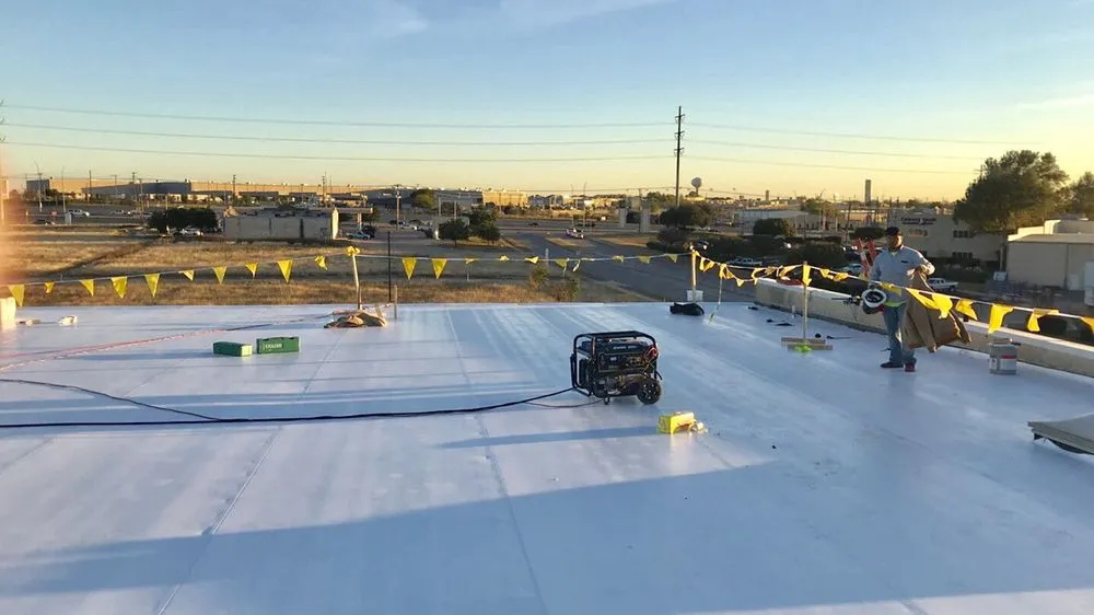 Slide of Rooftop Restoration