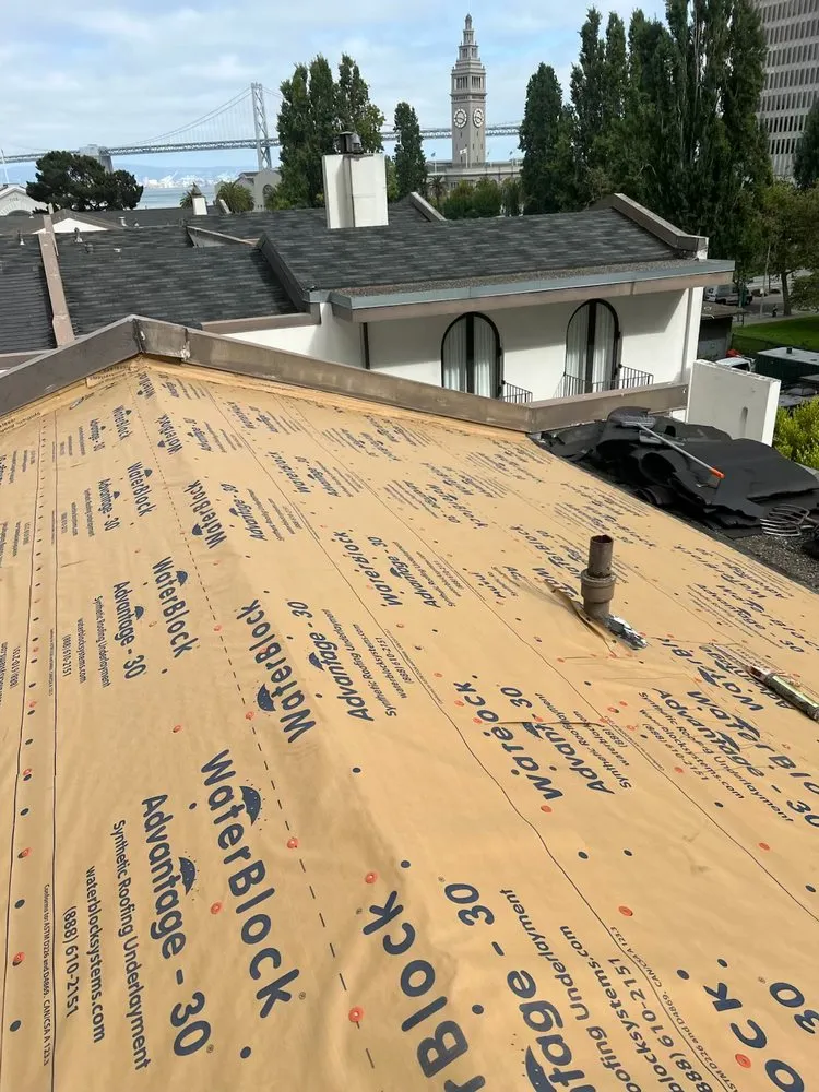 Slide of Rooftop Roofing