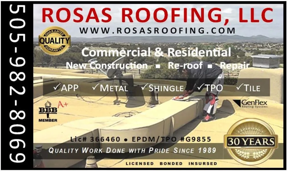 Slide of Rosas Roofing