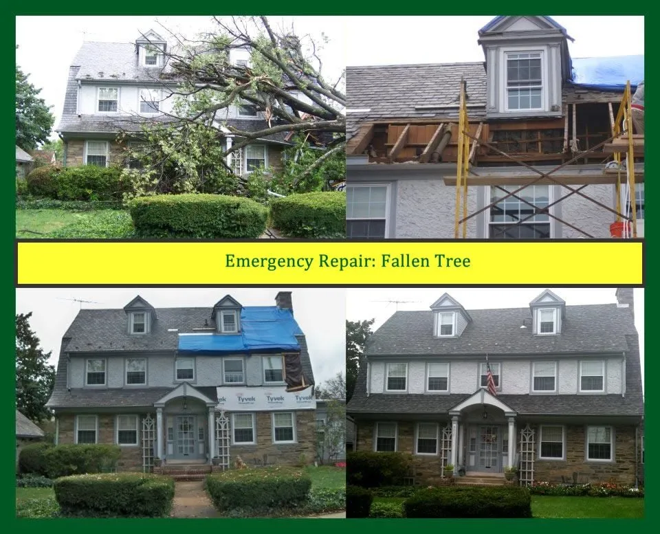 Emergency flat roof repair in Andalusia, PA by Rosenello's Windows, Siding & Roofing