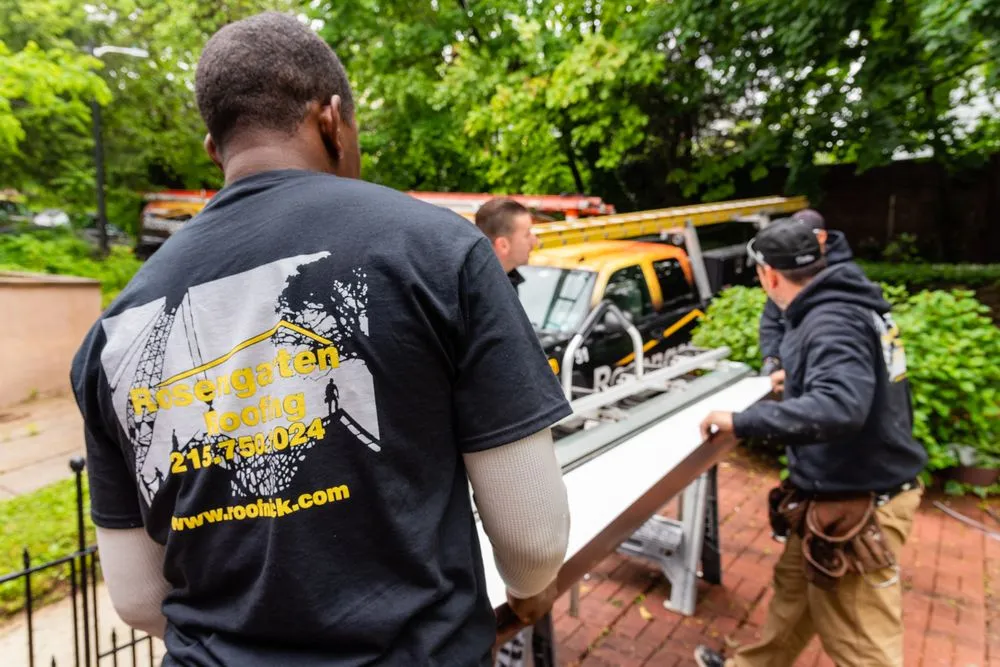 Licensed roof installation for residential properties in Ivyland, PA by Rosengarten Roofing
