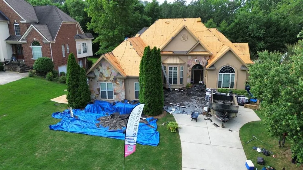 Slide of Rosestone Roofing