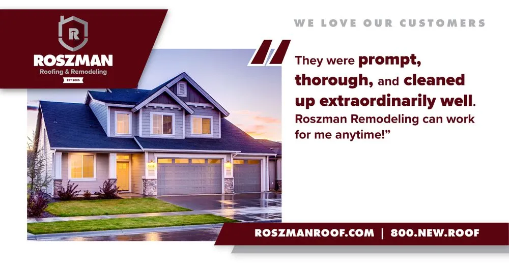 Slide of Roszman Roofing and Remodeling