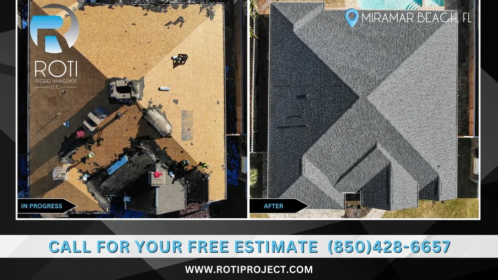 Emergency roof repair experts serving Santa Rosa Beach, FL - Roti Project Management
