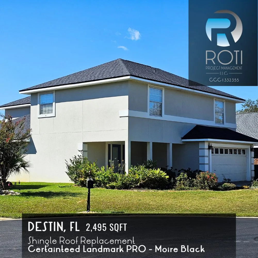 Emergency residential roofing service in Santa Rosa Beach, FL - Roti Project Management