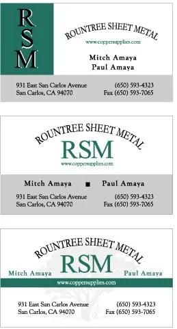 Slide of Rountree Sheet Metal