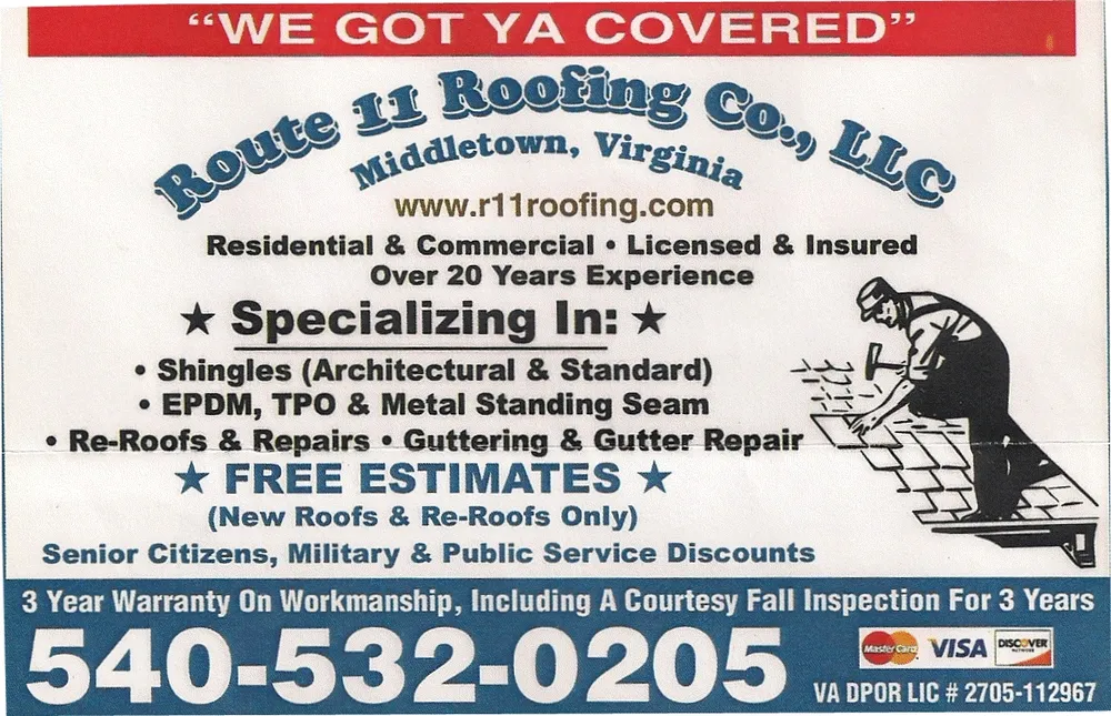 Expert metal roofing installation for residential properties across Winchestrer, VA - Route 11 Roofing