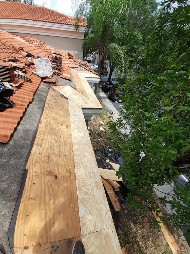 Slide of Rowan roofing