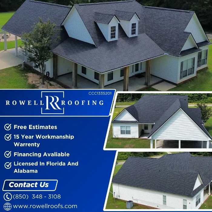 Licensed storm damage roof repair same-day service across Jay, FL - Rowell Roofing