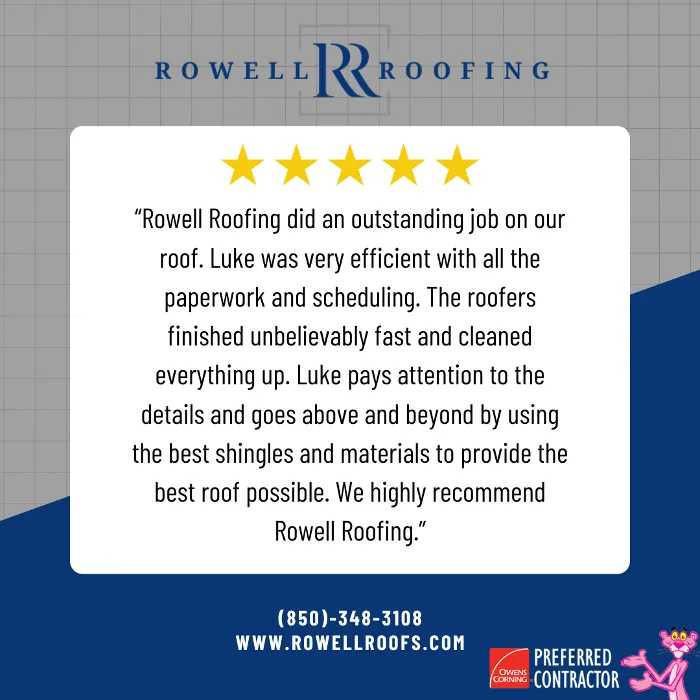 Licensed metal roofing installation experts serving Jay, FL - Rowell Roofing