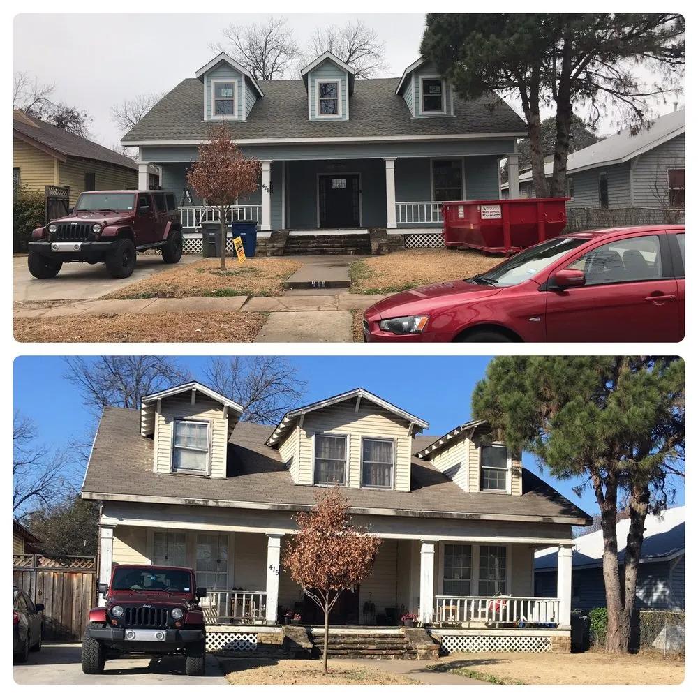 Slide of Rowe's Roofing