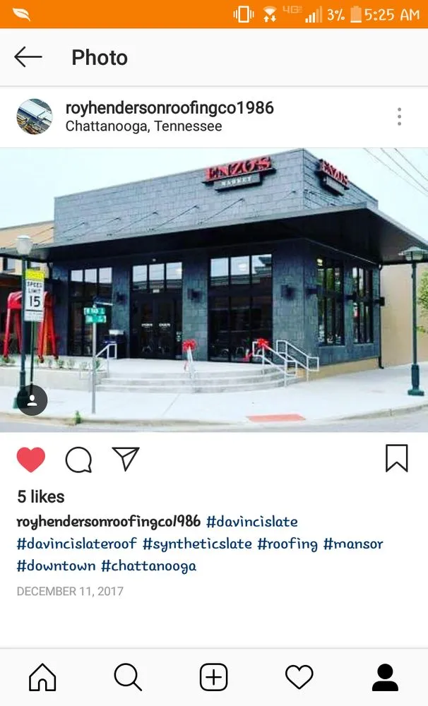 Slide of Roy Henderson Roofing Company