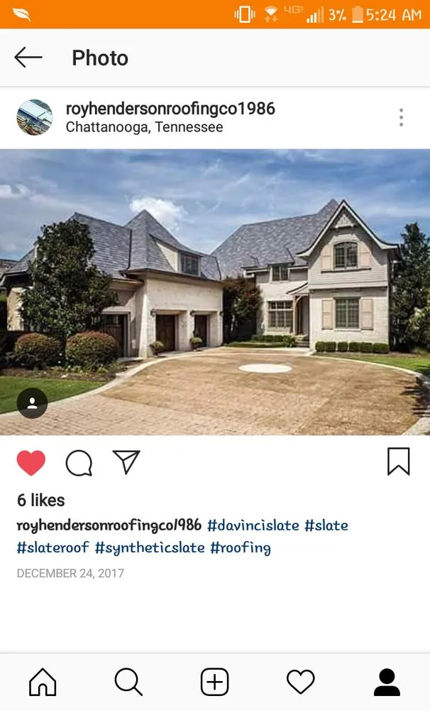 Slide of Roy Henderson Roofing Company